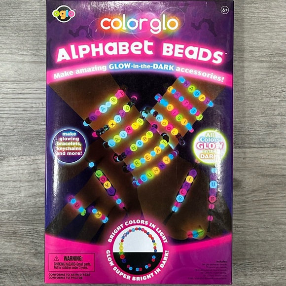 OGLO Color Glo Alphabet Beads and other accessories for bracelets - Picture 7 of 9